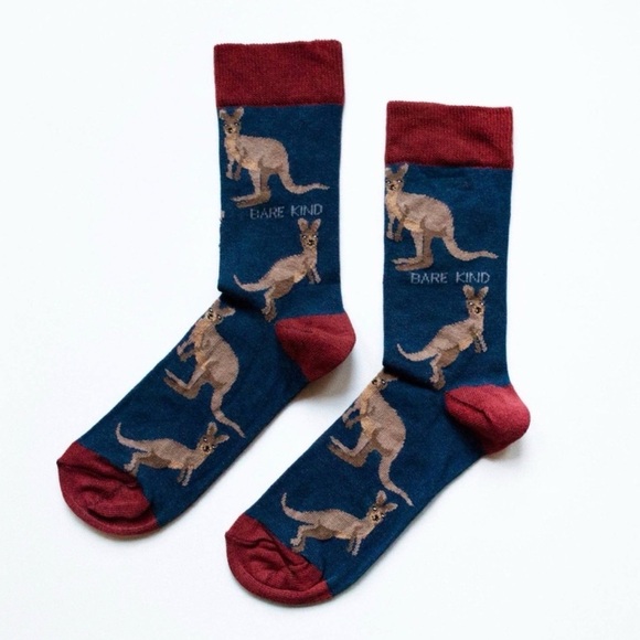 Bare Kind Socks Unisex Set of 4 pairs Wallaby, Walrus, Tigers, Eagle - Picture 4 of 8